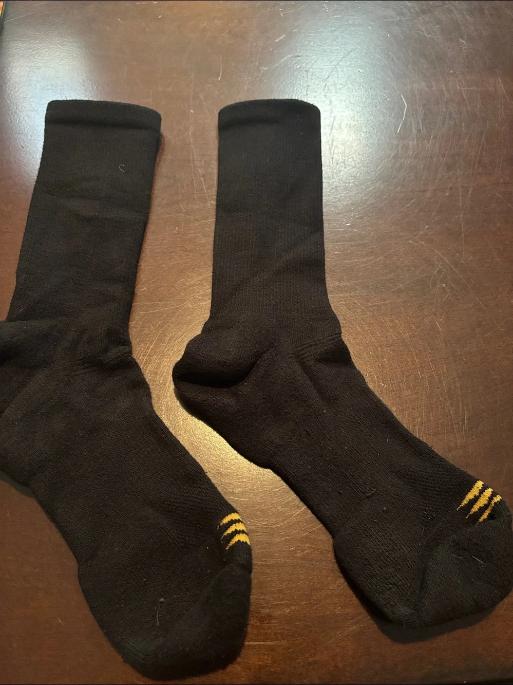 Set of 3 Gold Toe Black Athletic Crew Socks